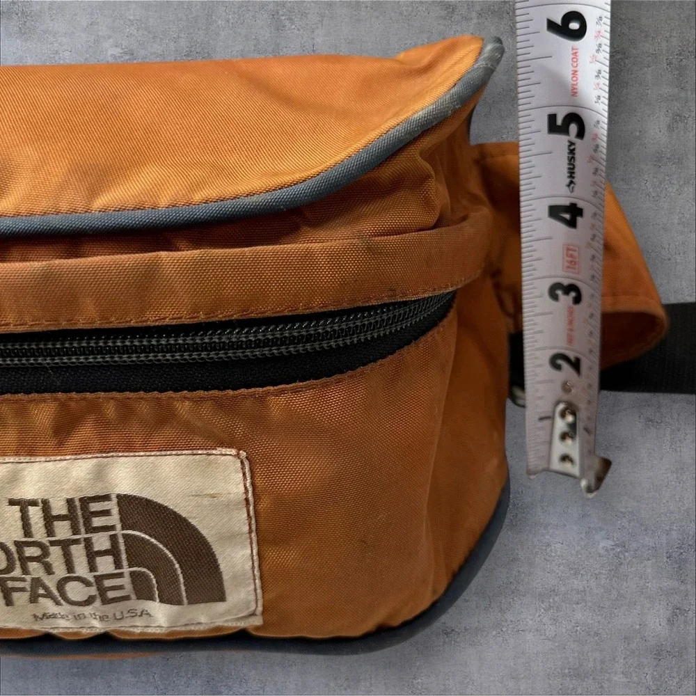 Vintage The North Face Waist Pack Fanny Pack – Burnt Orange Made in‎ USA 70s/80s